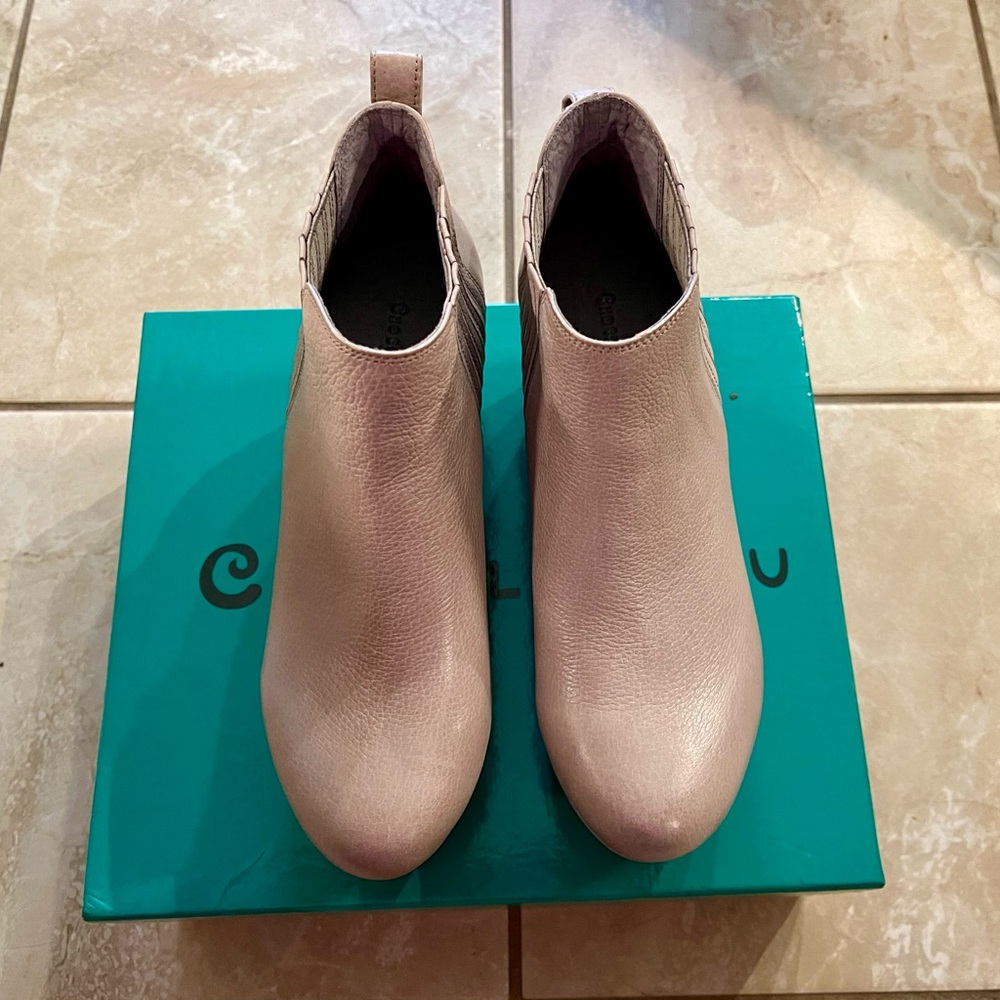 Chocolate Gray shoes/booties.  Size: 6.5,  Style: Walden.  Like new…never worn.